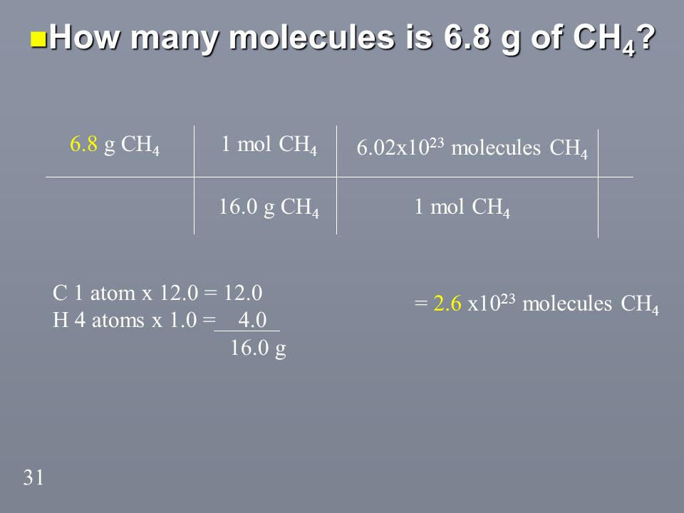 Chapter 6 Chemical Quantities ppt download